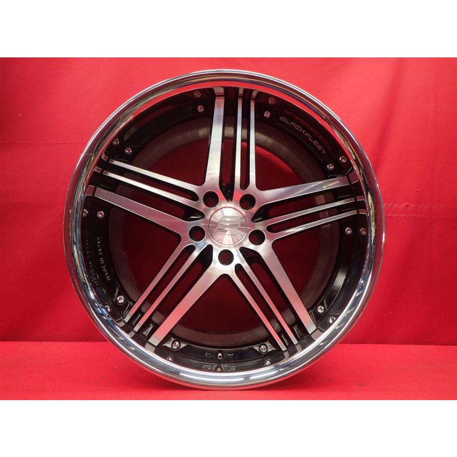 RAYS BLACK FLEET ブラックフリート V634 中古ホイール 4本 9.5J