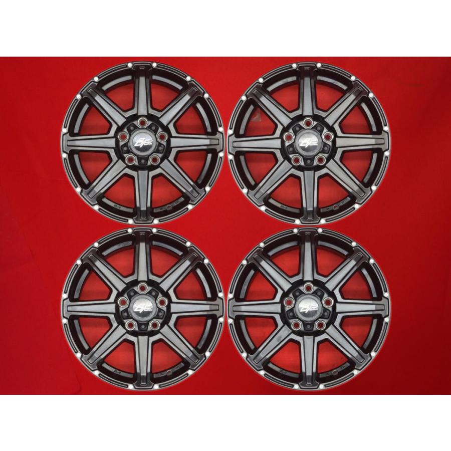BlackForce ブラックフォースBF-8 中古ホイール 4本 7J 16インチ