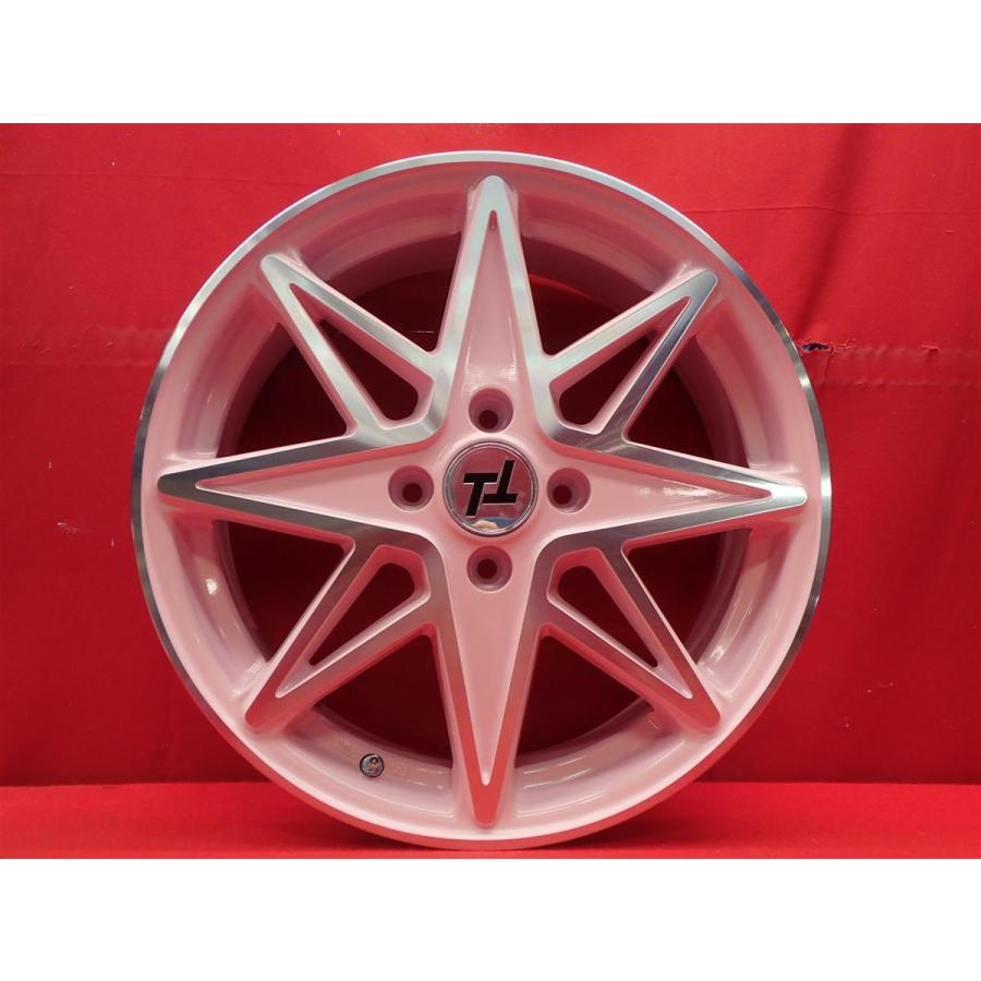 ☆ TTK 中古ホイール 4本 6J 16インチ PCD100 4穴 +48 ハブ67 アクア