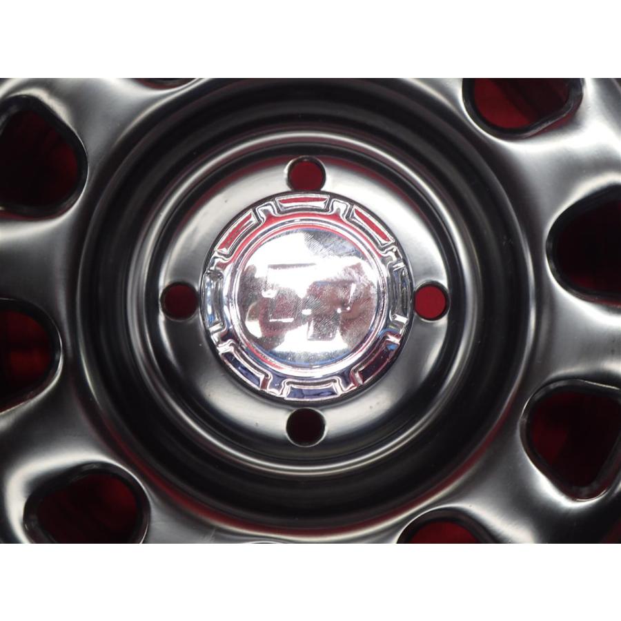 ☆ TTD スチール ライン無 中古ホイール 4本 8J 15インチ PCD114.3 4穴