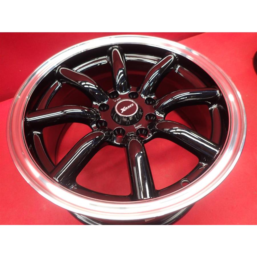 X-RACE 807 中古ホイール 4本 7J 15インチ PCD100/114.3 4穴 +32 X-RACE 807 中古ホイール 4本 7J 15インチ PCD100/114.3 4穴 +32