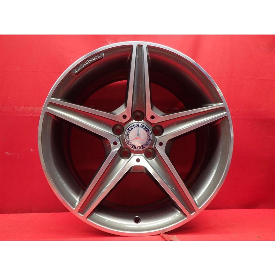 メルセデスベンツ AMG純正 19インチホイール（7.5/8.5J） 4本セット メルセデスベンツ Cクラス W205 純正AMG 中古ホイール 4本 7.5J