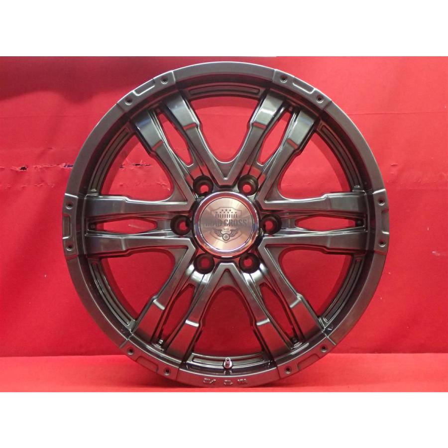 MAD CROSS マッドクロス WOLF 6X2 SPOKE DESING 中古ホイール 4本 8J