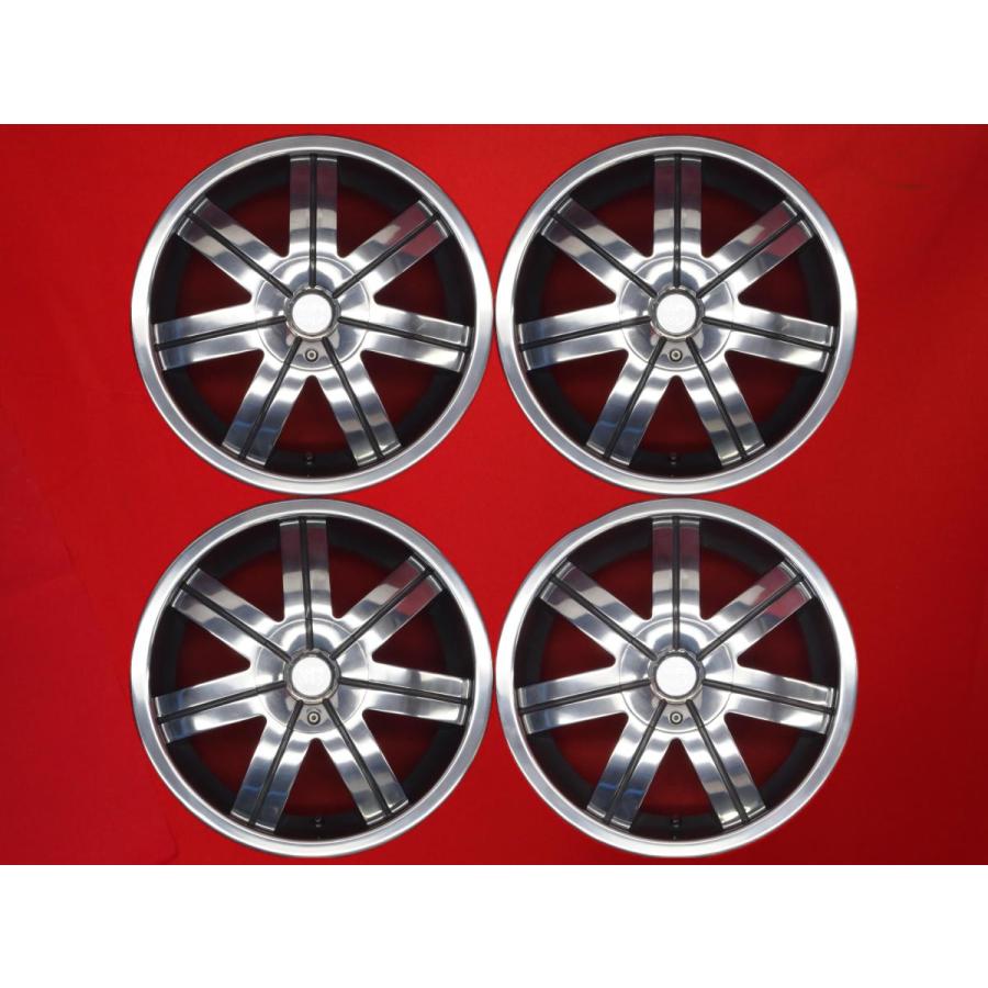 スクーデット 7スポーク 中古ホイール 4本 7J 17インチ PCD114.3 5/4穴