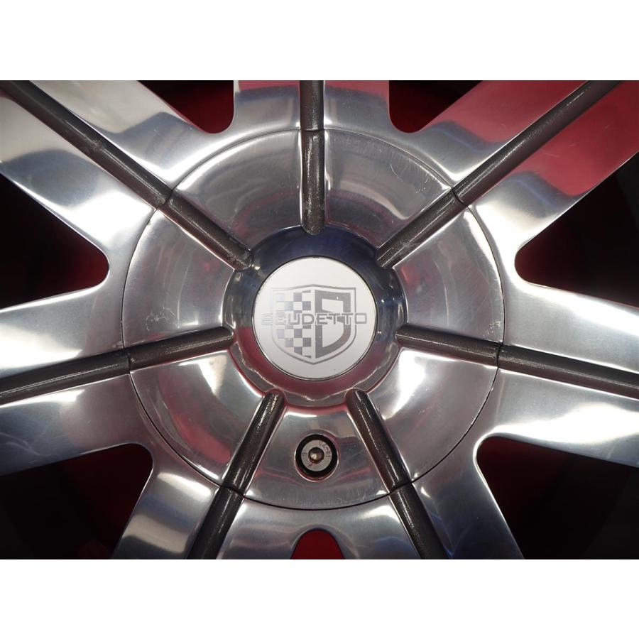 スクーデット 7スポーク 中古ホイール 4本 7J 17インチ PCD114.3 5/4穴