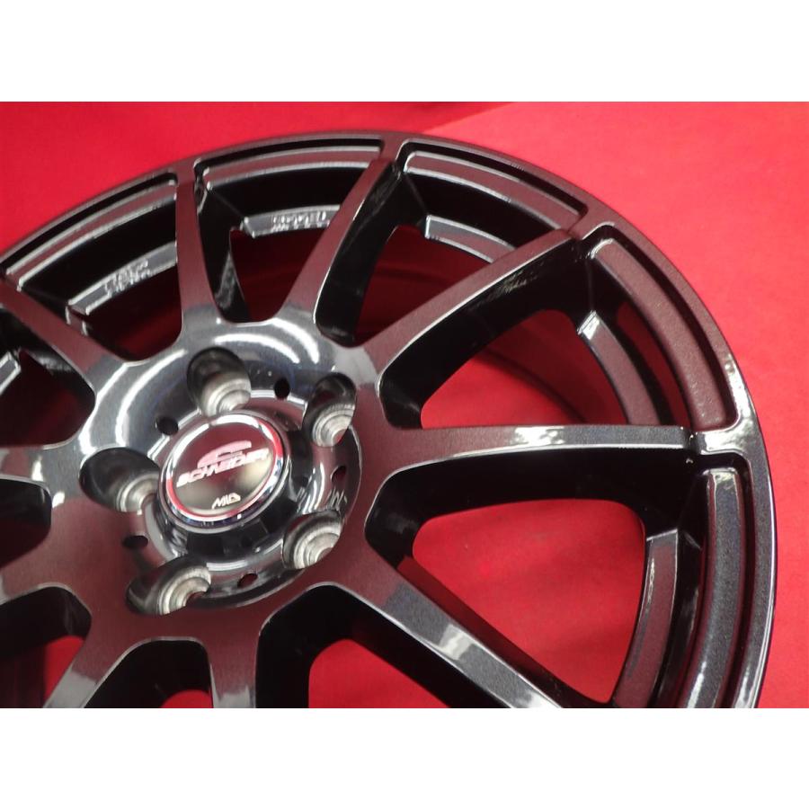 シュナイダー SLX 中古ホイール 4本 7J 17インチ PCD114.3 5穴 +48 