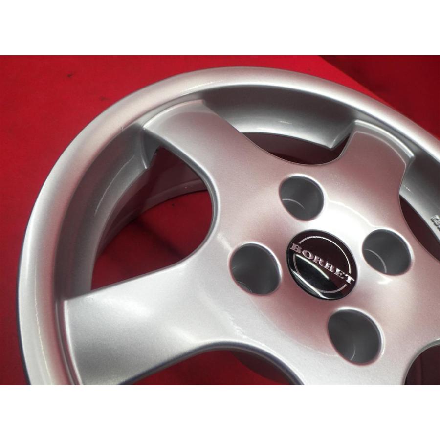 15インチ ホイール２本 ジョブス品 BORBET ボルベット typeCB 中古ホイール 4本 6.5J 15インチ