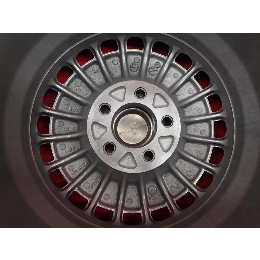 15x6J NISSAN 日産 ENKEI 5-114.3 OFF +40 ステージア シルビア プリメーラ ローレル グロリア 4本 15インチ    ～横浜市旭区 ズーラシア近く～ NISSAN ニッサン グロリア Y31系 純正 中古ホイール 4本 6J 15インチ