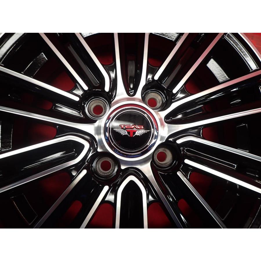 TEAD テッド SNAP スナップ 中古ホイール 4本 4.5J 14インチ PCD100 4 