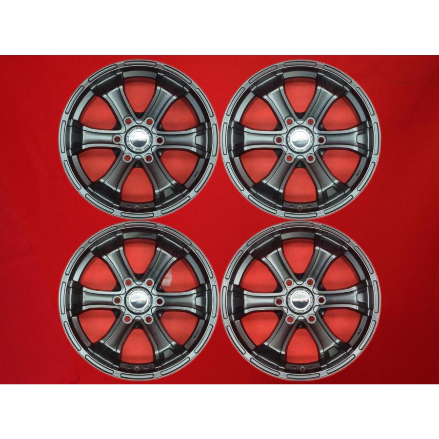 中古ホイール4本セット GRASS ZX 中古ホイール 4本 6.5J 16インチ PCD100 5穴 +48 ハブ67
