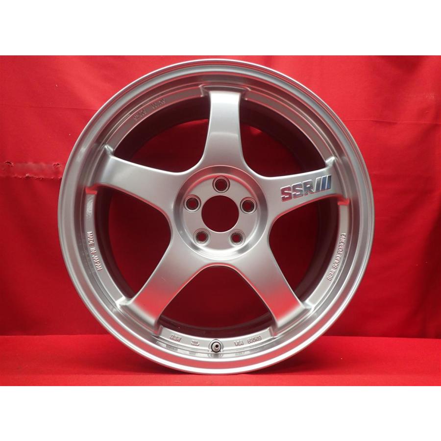 ssr インテグラル　gt2 17インチ　8j 2本　9j2本 SSF製法 軽量 SSR インテグラル GT2 中古ホイール 4本 7.5J 18インチ