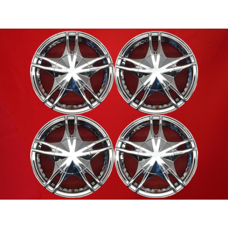 G.MAX Z990 中古ホイール 4本 5.5J 13インチ PCD100 4穴 +30 ハブ67