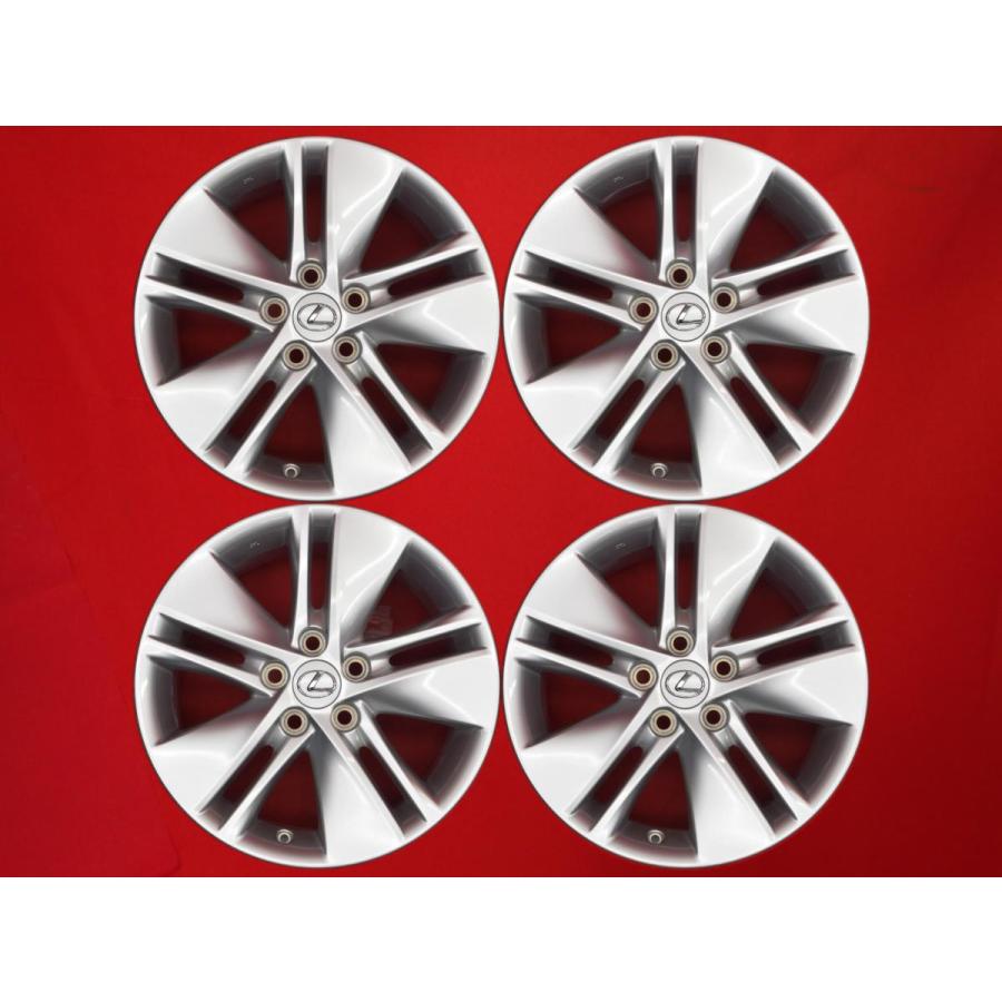 LEXUS レクサス HS250h 純正 中古ホイール 4本 7J 17インチ PCD114.3 5 