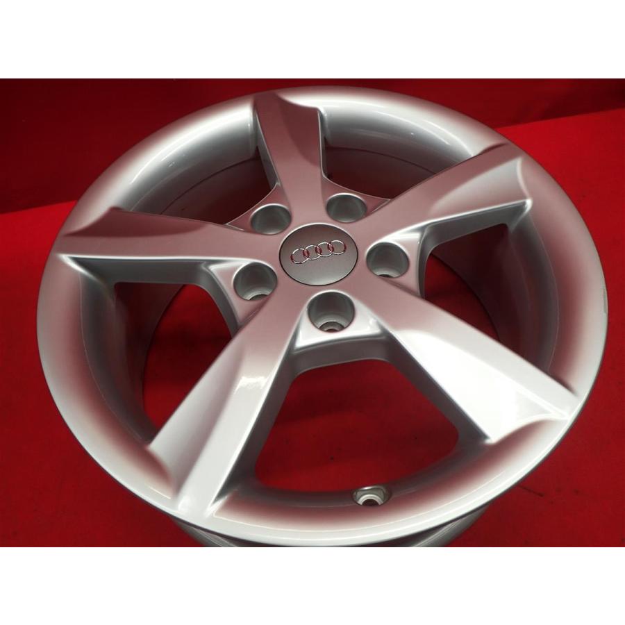 アウディ A3 8V 純正 中古ホイール 4本 6.5J 16インチ PCD112 5穴 +43