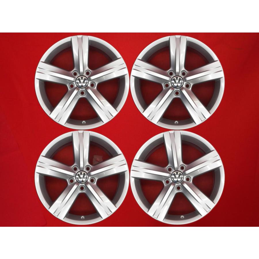 Volkswagen パサート17インチ ホイールセット スタッドレスタイヤ付き VOLKSWAGEN パサート 3C 純正 中古ホイール 4本 7.5J 17インチ PCD112