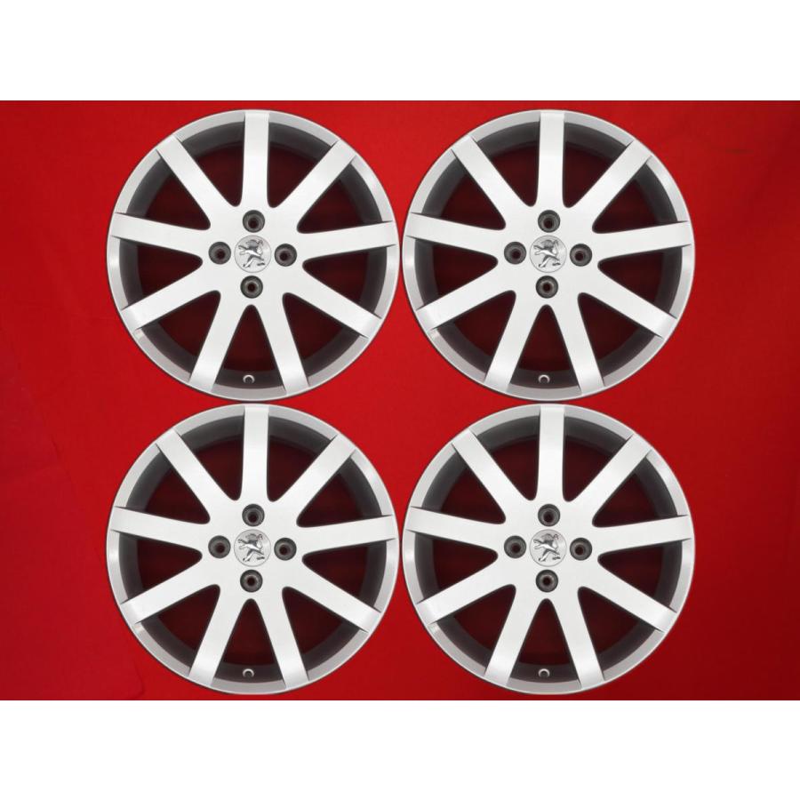 PEUGEOT プジョー 207GTi 純正 9スポーク 中古ホイール 4本 7J