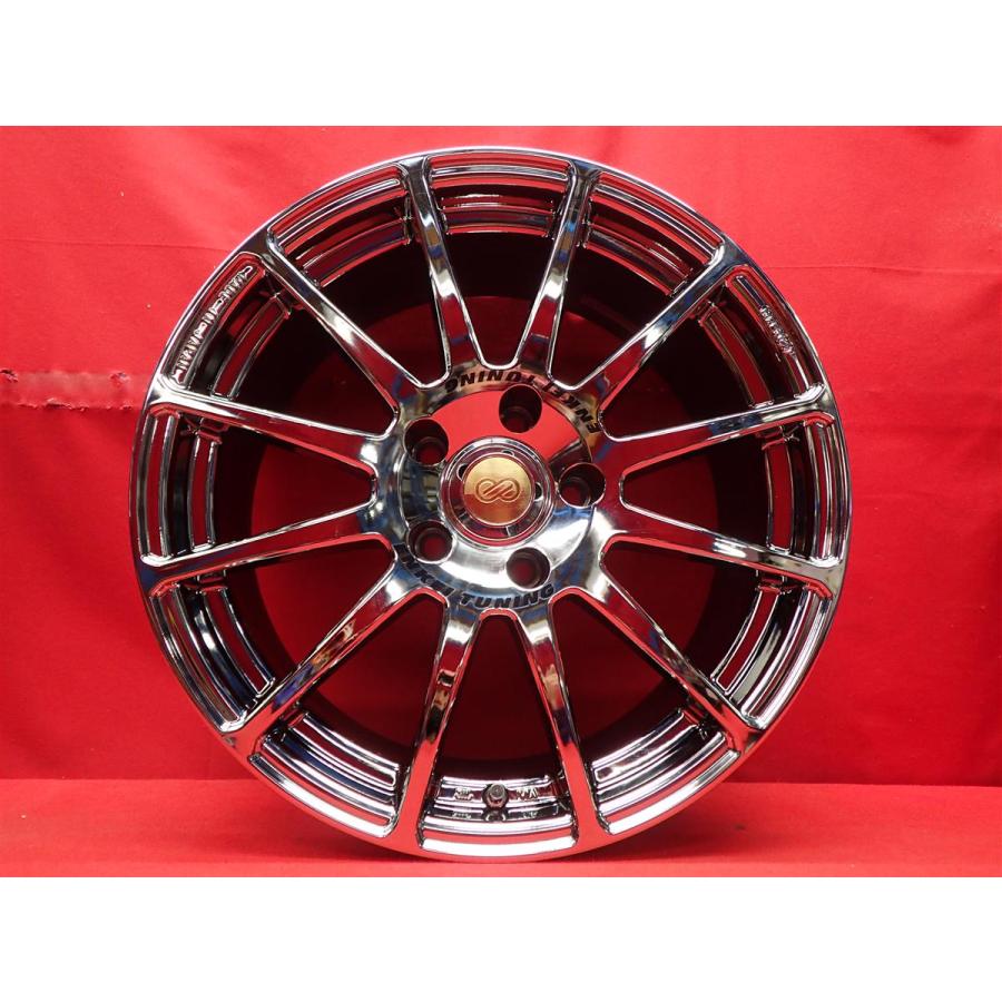 ENKEI エンケイ SC03 中古ホイール 4本 8J 17インチ PCD114.3 5