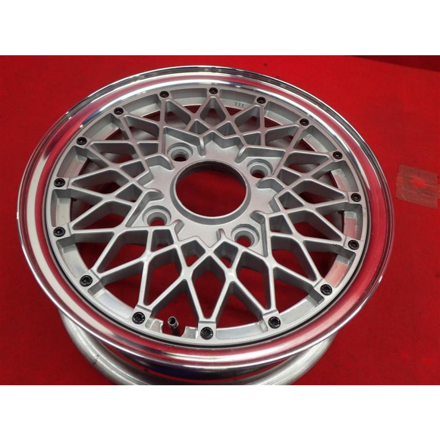 SSR メッシュ 中古ホイール 4本 4.5J 12インチ PCD114.3 4穴 +38 ハブ
