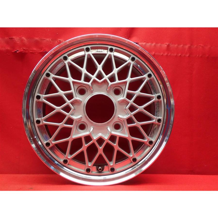 SSR メッシュ SpeedStar 社外ホイール Bタイプ 14インチ 2本 7J4HPCD114.3+13 旧車ホイール 当時物 希少　(VHC124) クレジットカード QR決済可能 当時物 希少 SSR スピードスター FM フォーミュラー メッシュ 中古
