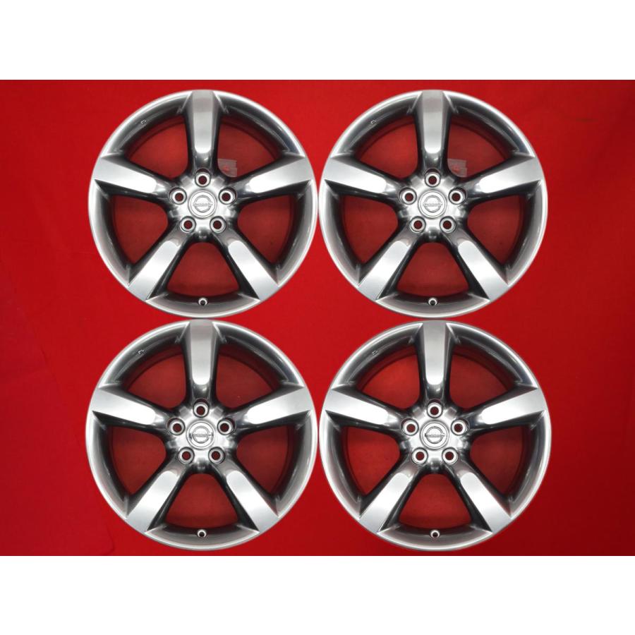 NISSAN ニッサン Z33 後期 純正 5本スポーク 中古ホイール 4本 8J/8.5J 
