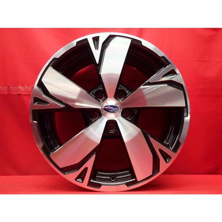 B*い様 スバル ホイール 18×7 1/2J 48 STF8 E14 ENKE SUBARU スバル フォレスター SKE Advance アドバンス 純正 中古