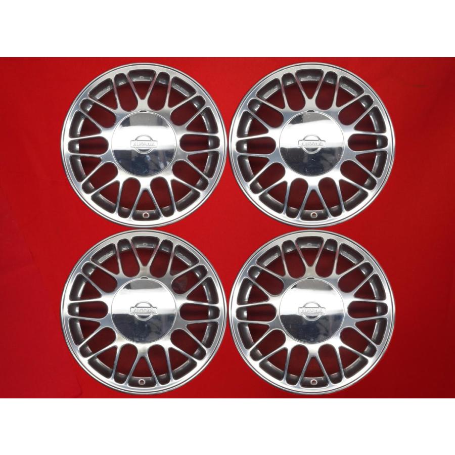 プレサージュ純正タイヤ・ホイール NISSAN ニッサン プレサージュ 純正 メッシュ 中古ホイール 4本 6.5J
