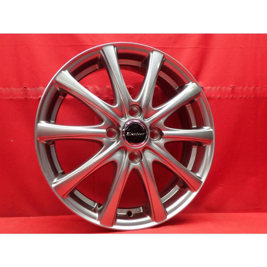Exsteer +2 plus2 プラス2 中古ホイール 4本 4.5J 15インチ PCD100 4穴 