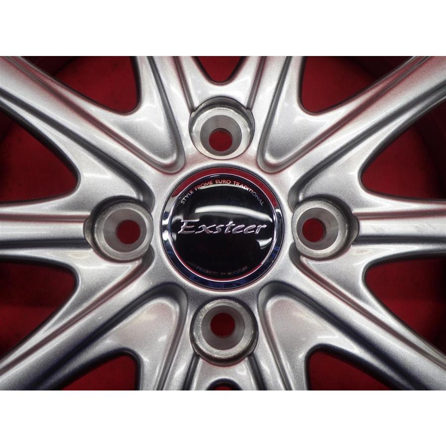 Exsteer +2 plus2 プラス2 中古ホイール 4本 4.5J 15インチ PCD100 4穴 