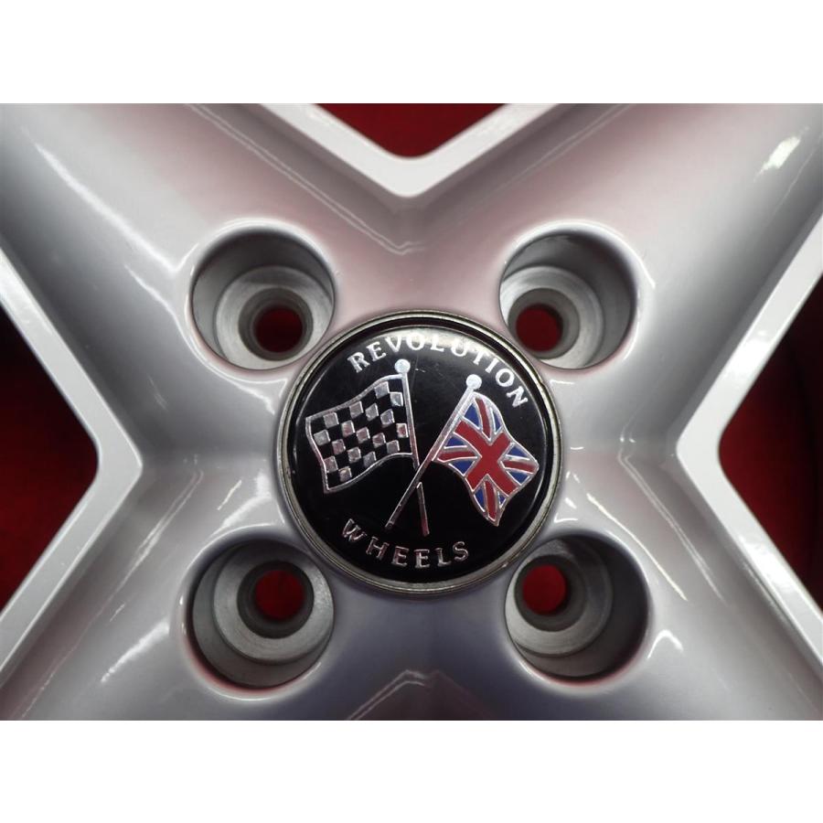 REVOLUTION レボリューション 4 SPOKE 中古ホイール 4本 6J 14インチ
