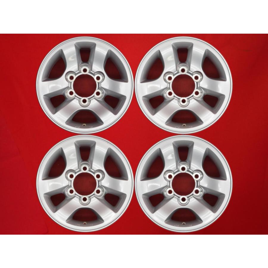 TOYOTA トヨタ 純正 中古ホイール 4本 7J 15インチ PCD139.7 6穴 +8 