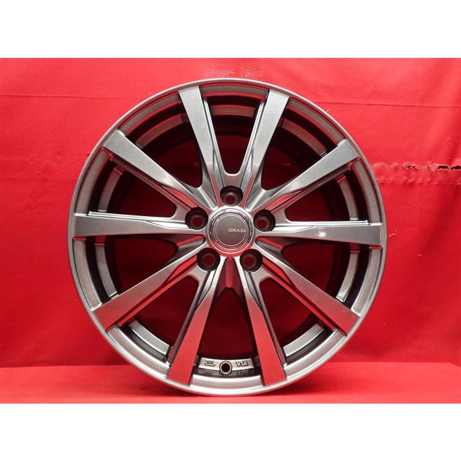 GRASS ZX 中古ホイール 4本 6.5J 16インチ PCD100 5穴 +48 ハブ GRASS ZX 中古ホイール 4本 6.5J 16インチ PCD100 5穴 +48 ハブ