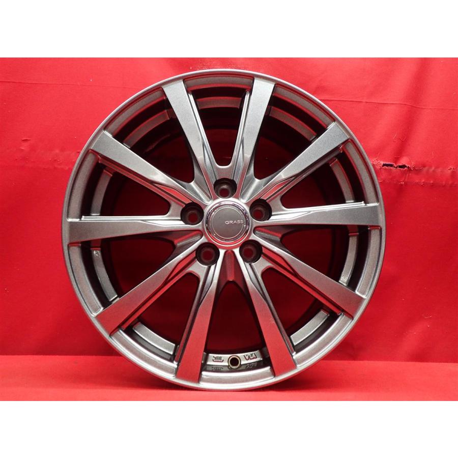 GRASS ZX 中古ホイール 4本 6.5J 16インチ PCD100 5穴 +48 ハブ GRASS ZX 中古ホイール 4本 6.5J 16インチ PCD100 5穴 +48 ハブ