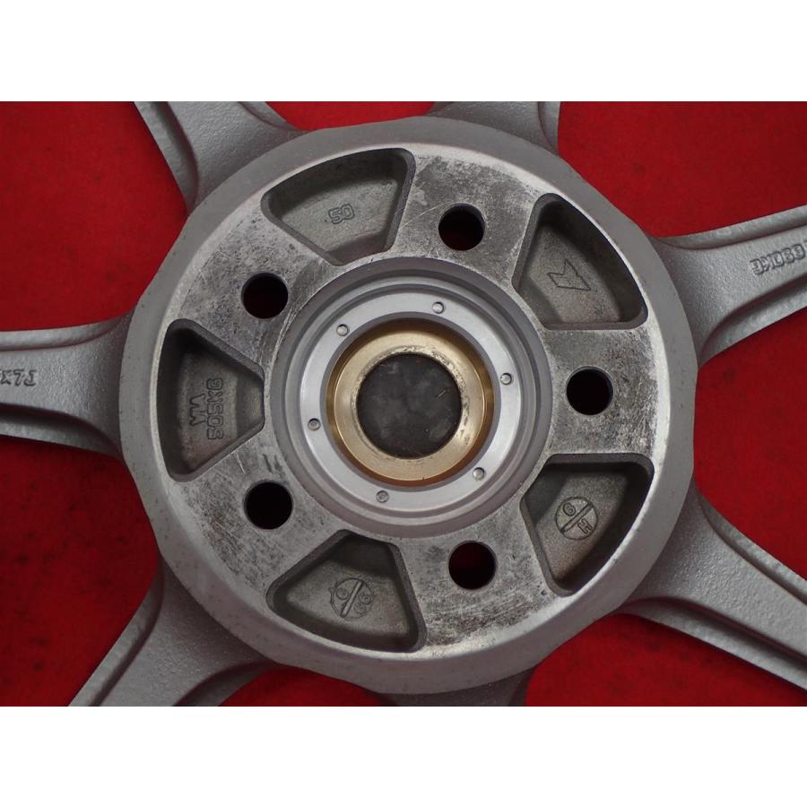 AVS モデル7 中古ホイール 4本 7J 17インチ PCD100 5穴 +50/+40 ハブ73