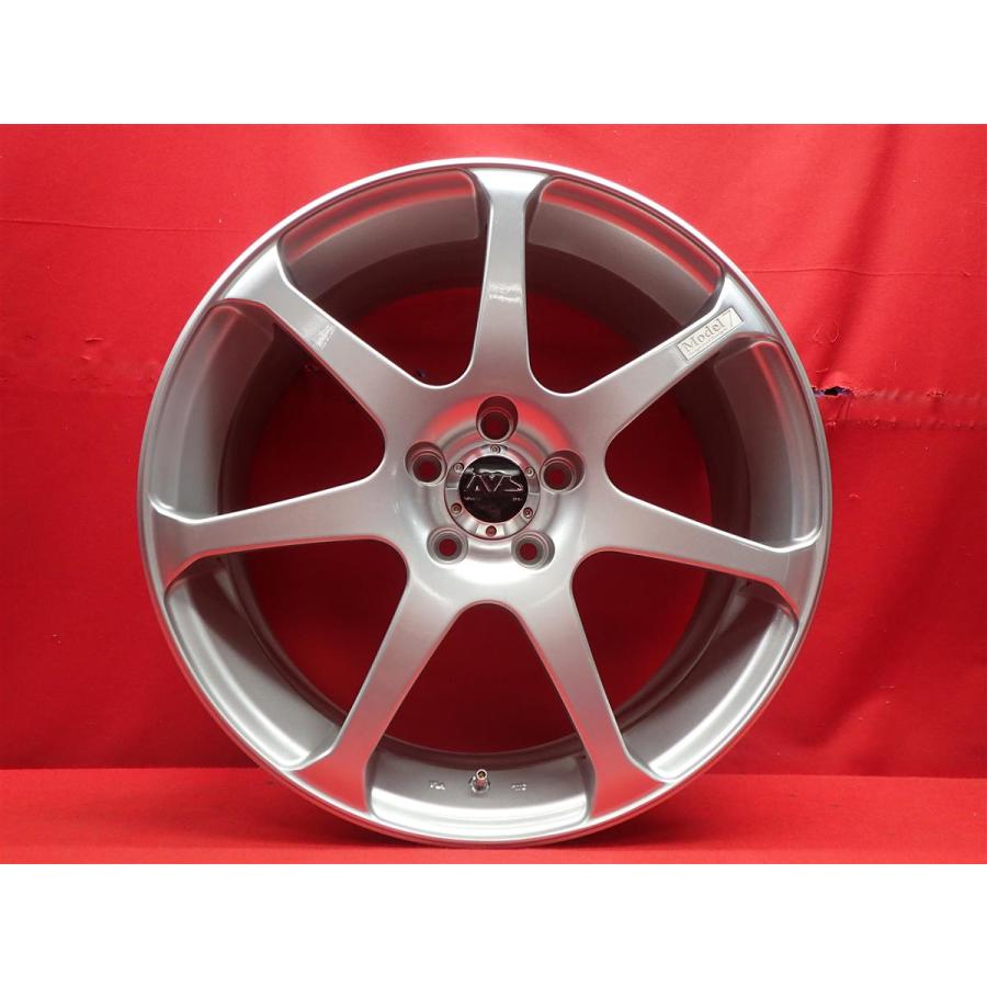 AVS モデル7 中古ホイール 4本 7J 17インチ PCD100 5穴 +50/+40 ハブ73