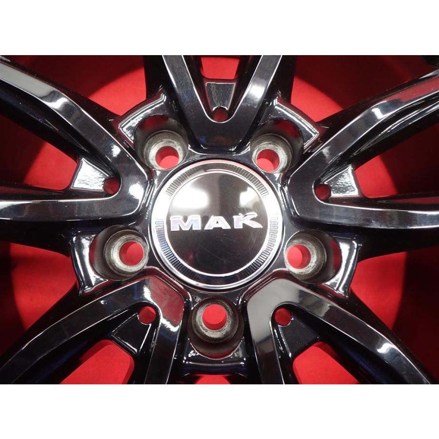 MAK マック EVO エボ 中古ホイール 4本 7.5J 17インチ PCD112 5穴 +40