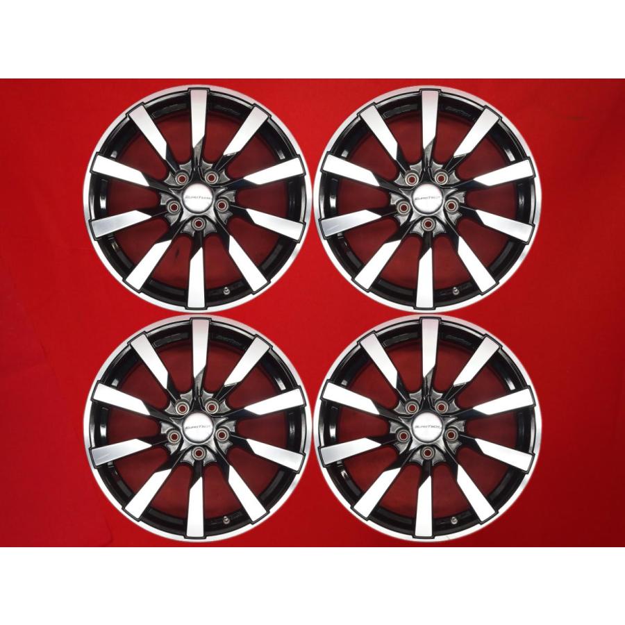 EUROTECH ユーロテック GAYA10 中古ホイール 4本 7J 17インチ PCD108 5 