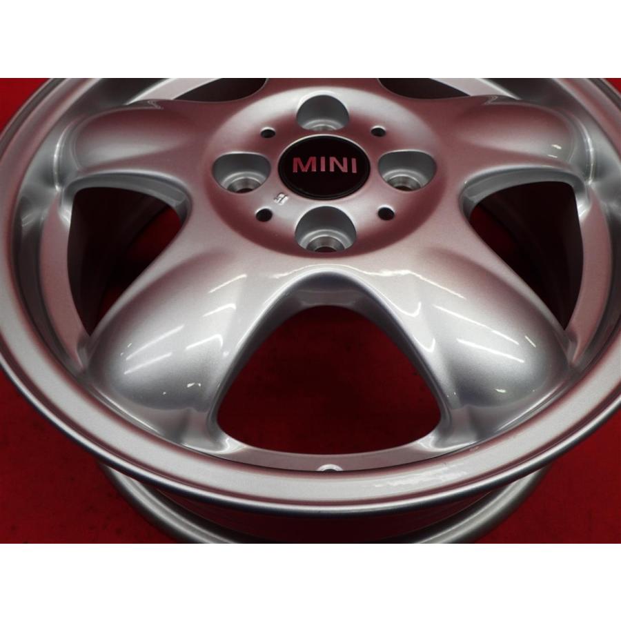 中古アルミ15x5.5 PCD100 MINI純正4本セット MINI（ミニ） ☆15インチ 純正 中古 アルミホイール 4本 4穴 PCD:120