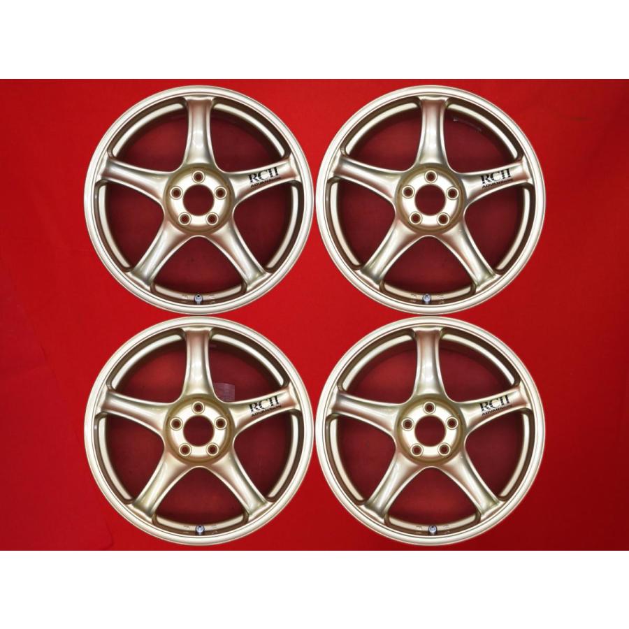 再塗装 美品 GR86 BRZ 軽量 ADVAN アドバン RC II 中古ホイール 4本 