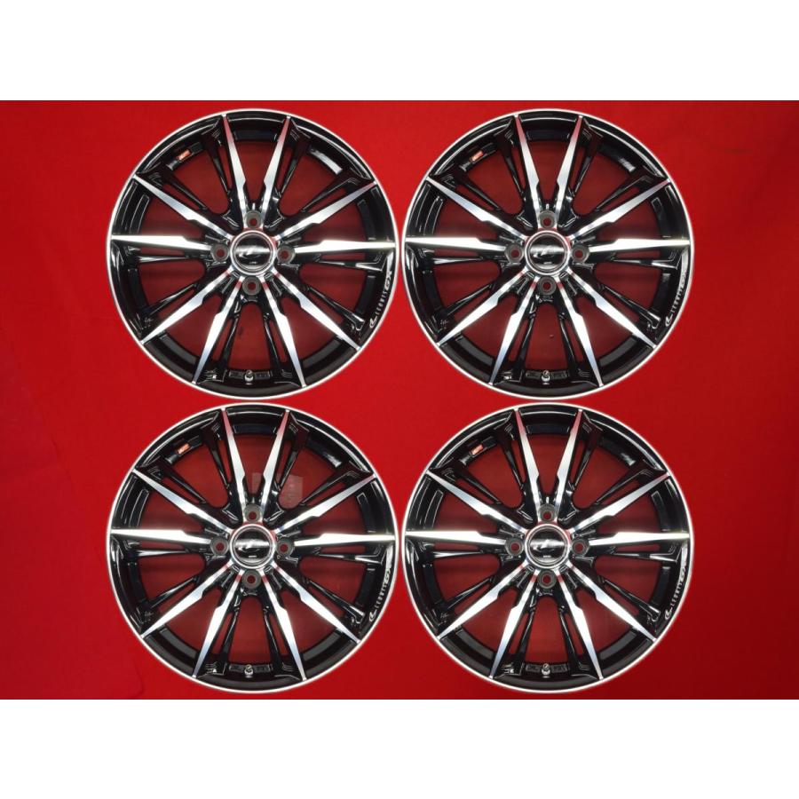 WEDS LEONIS レオニス GX 中古ホイール 4本 6J 16インチ PCD100 4穴 +  