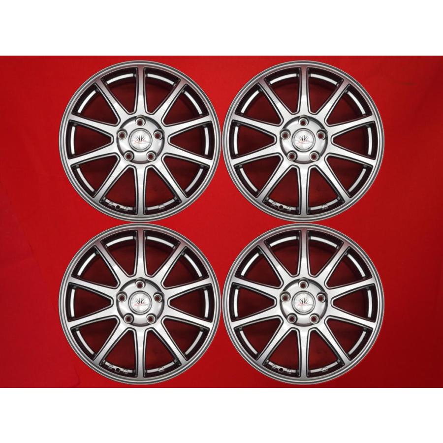 LOXARNY ロクサーニ SPORT RS-10 中古ホイール 4本 7J 17インチ PCD114  