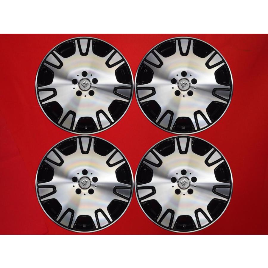 WORK LS507 COMODOA コモドア 中古ホイール 4本 8J 19インチ PCD114.3 