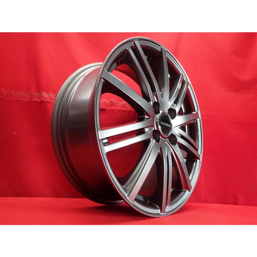 バルミナ BALMINUM BR10 中古ホイール 4本 6J 16インチ PCD100 4穴 +50 