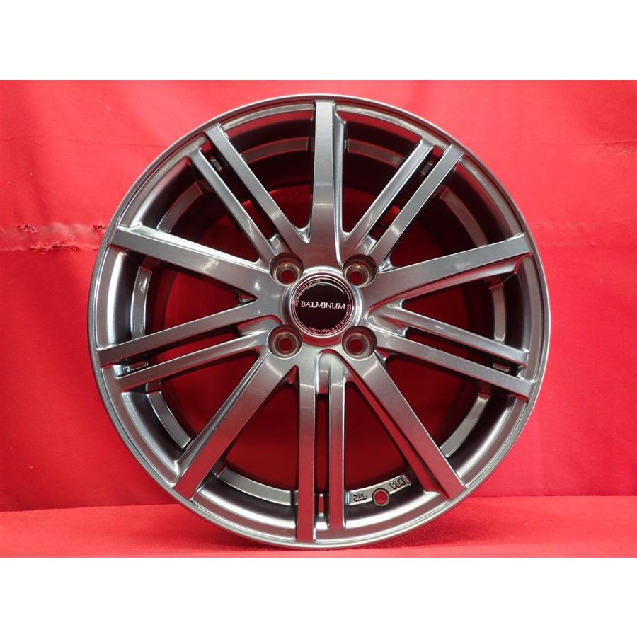 BALMINUM 社外ホイール 16インチ 4本 6J4HPCD100+45 ライズ ロッキー等
