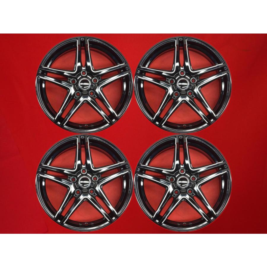 Laffite ラフィット LW-04 中古ホイール 4本 6.5J 17インチ PCD114.3 5 