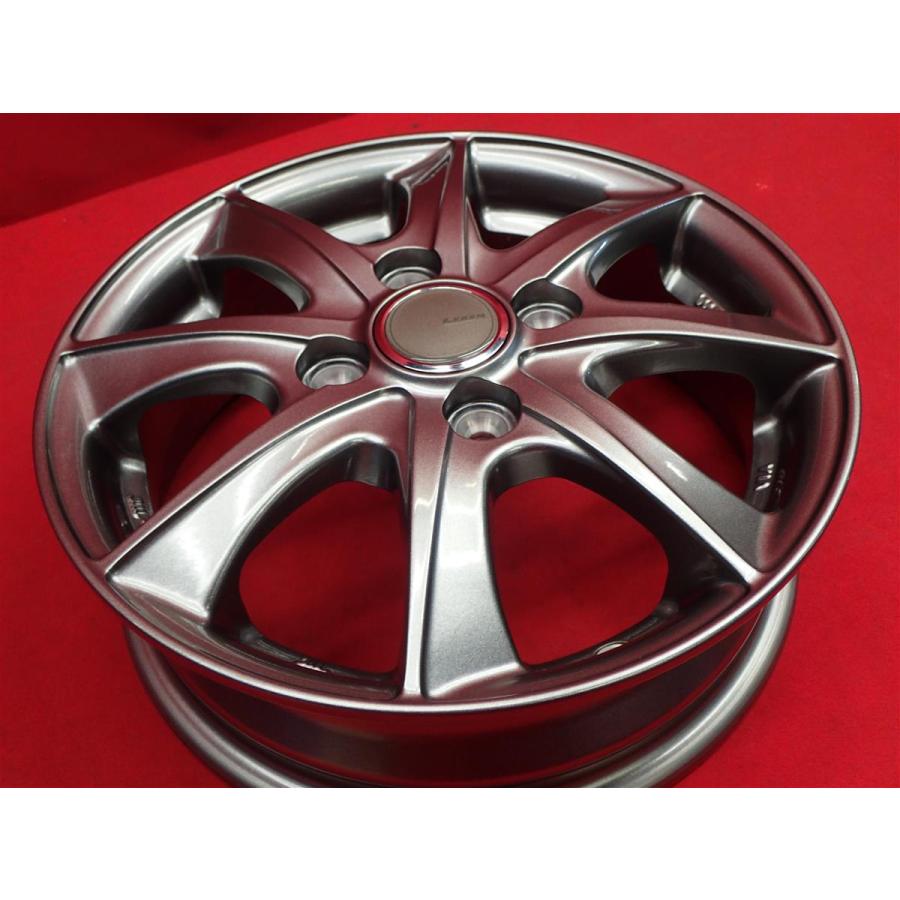 レーベン BX 中古ホイール 4本 4J 13インチ PCD100 4穴 +43 ハブ67 軽
