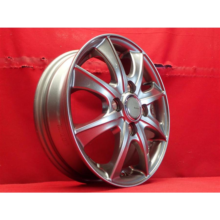 レーベン BX 中古ホイール 4本 4J 13インチ PCD100 4穴 +43 ハブ67 軽