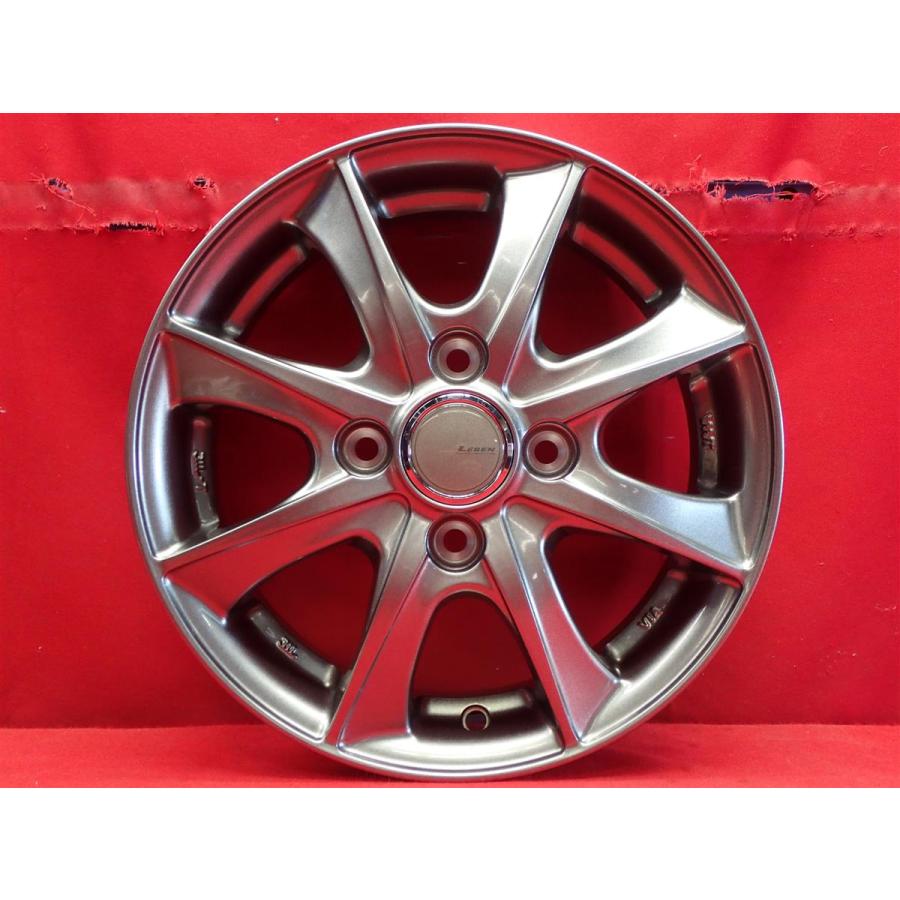 レーベン BX 中古ホイール 4本 4J 13インチ PCD100 4穴 +43 ハブ67 軽