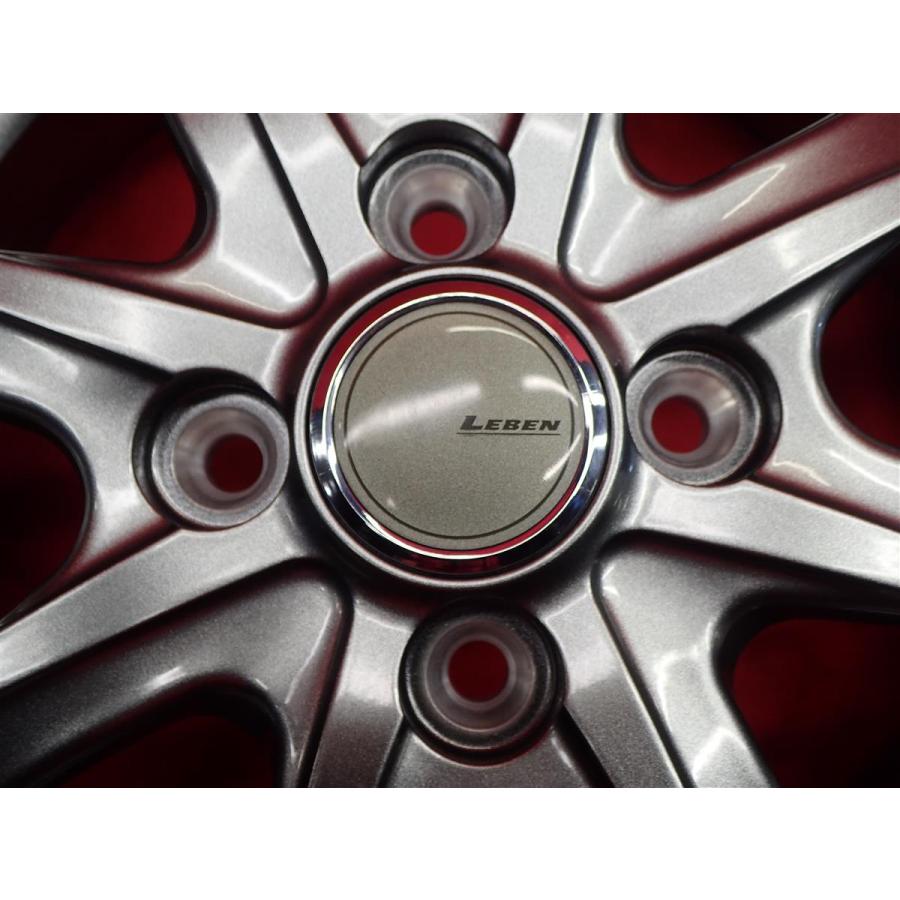 レーベン BX 中古ホイール 4本 4J 13インチ PCD100 4穴 +43 ハブ67 軽