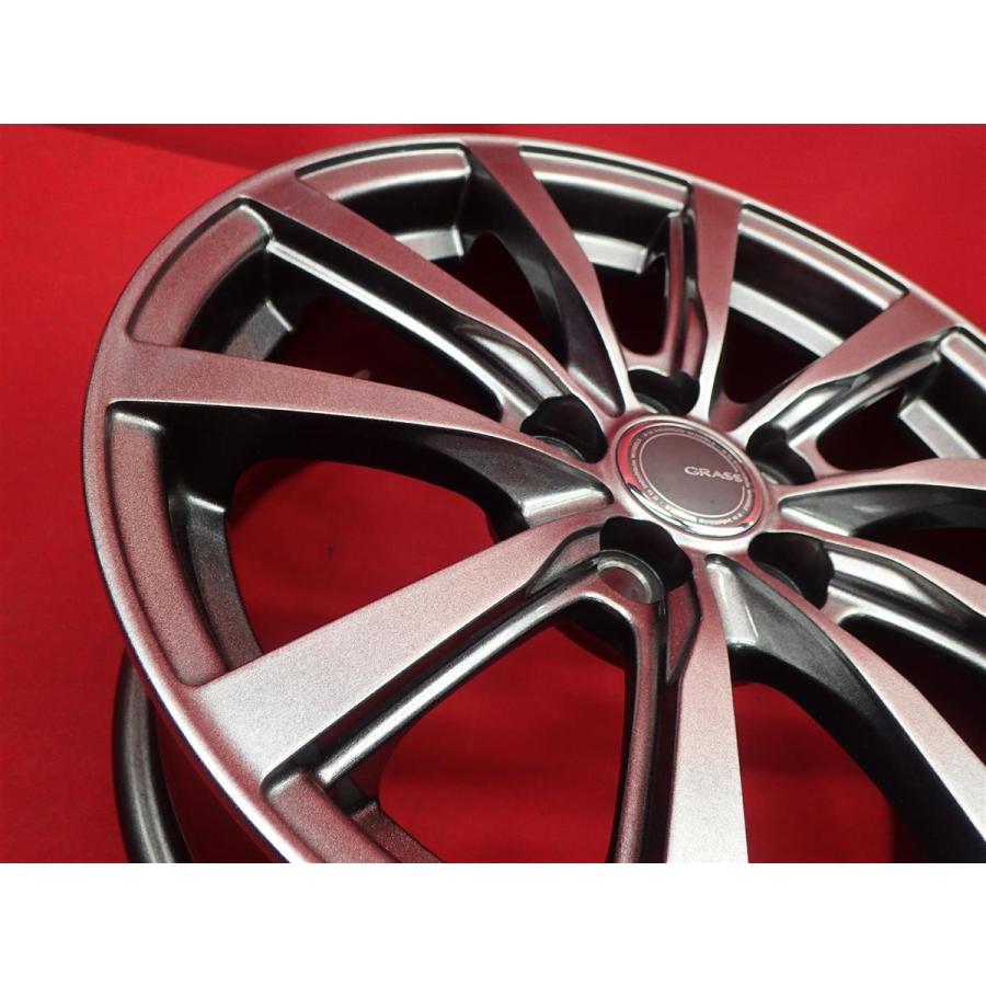 15インチアルミホイール４本 GRASS ZX 中古ホイール 4本 6.5J 15インチ PCD1005穴 +40 ハブ54