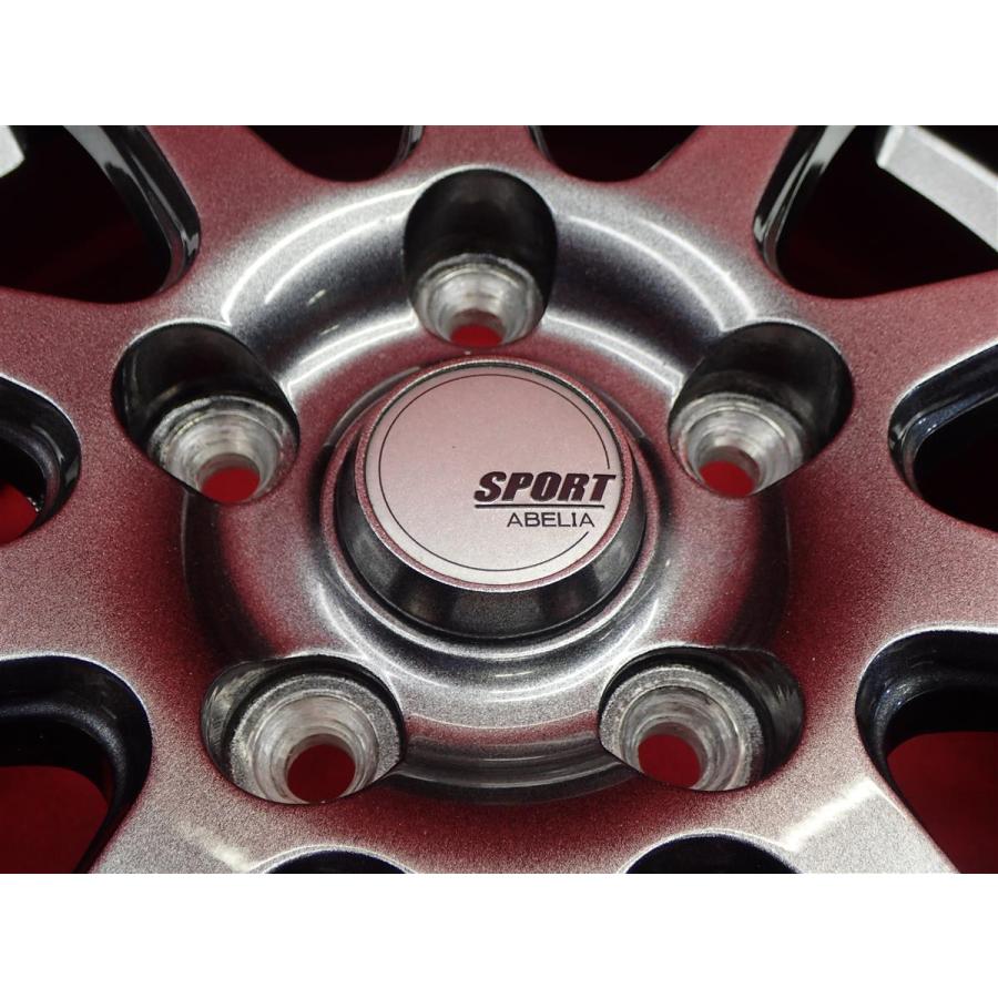 SPORT ABELIA 中古ホイール 4本 6J 15インチ PCD114.3 5穴 +53 ハブ73